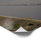 Millennium Bridge & Baltic Mill, Gateshead, UK Poster (Ecke)