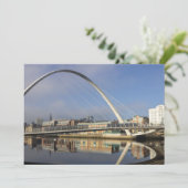 Millennium Bridge, Gateshead, Großbritannien Feiertagskarte (Stehend Vorderseite)