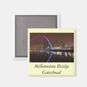 Millennium Bridge, Gateshead Magnet (Vorderseite/Rückseite)