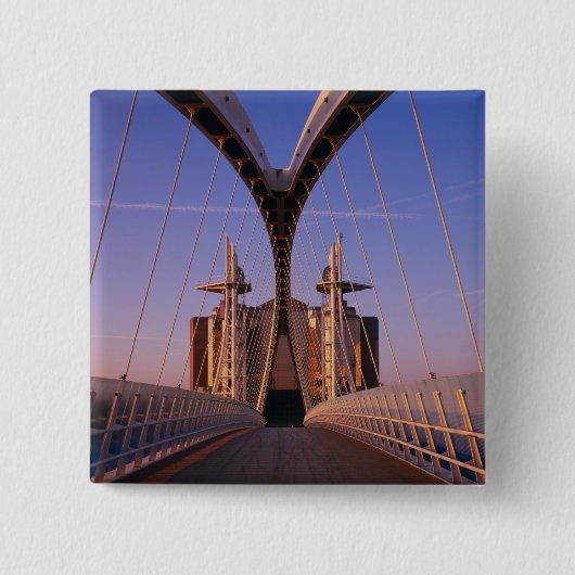 Millennium Bridge, Lowry Centre, Salford Button (Vorderseite)