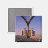 Millennium Bridge, Lowry Centre, Salford Magnet (Vorderseite/Rückseite)