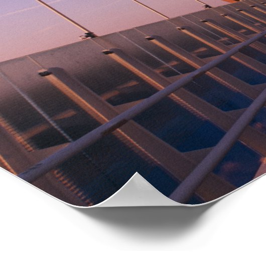 Millennium Bridge, Lowry Centre, Salford Poster (Ecke)