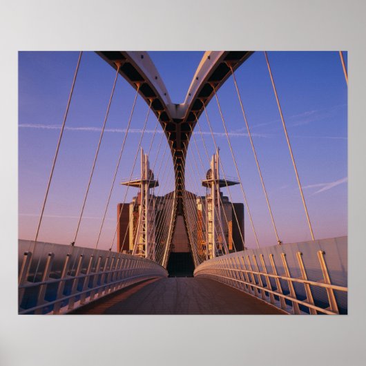 Millennium Bridge, Lowry Centre, Salford Poster (Vorne)