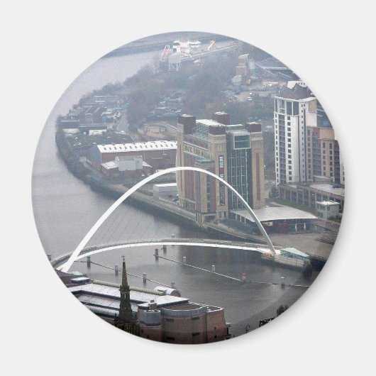 Millennium Bridge Newcastle upon Tyne Magnet (Vorne)