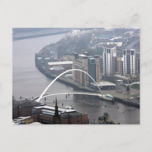 Millennium Bridge Newcastle upon Tyne Postkarte