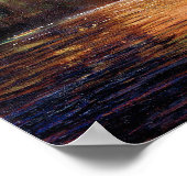 Millennium Bridge Newcastle upon Tyne Print Poster (Ecke)