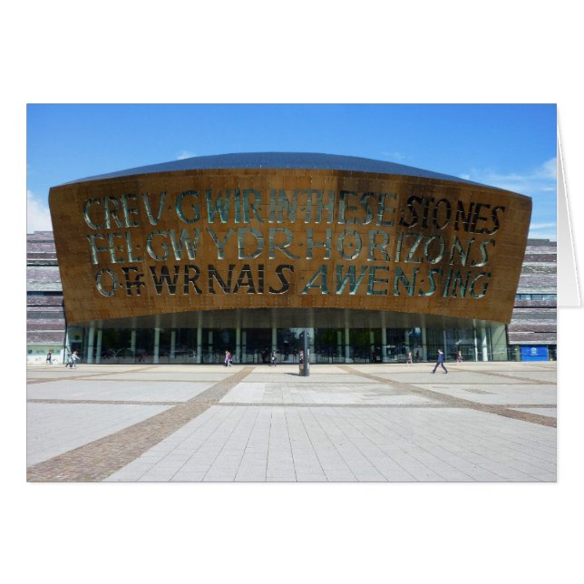 Millennium Centre, Cardiff, Wales (Vorderseite (Horizontal))