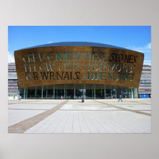 Millennium Centre, Cardiff, Wales Poster (Vorne)