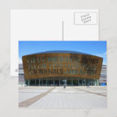 Millennium Centre, Cardiff, Wales Postkarte (Vorne/Hinten)
