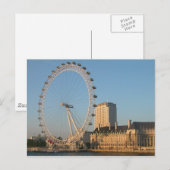 Millennium Eye London Postkarte (Vorne/Hinten)