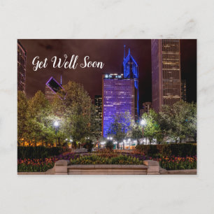 Millennium Park Frühlingsnacht gut machen Postkarte