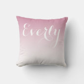 Millennium Pink Ombre Girls Room Baby Kinderzimmer Kissen (Vorderseite)