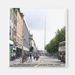 Millennium Spire, Dublin City Irland Magnet