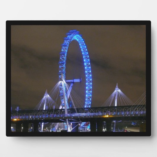Millennium Wheel London Fotoplatte (Vorderseite)
