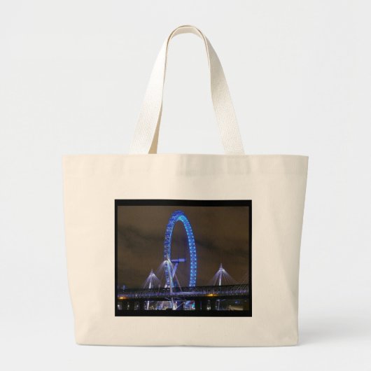 Millennium Wheel London Jumbo Stoffbeutel (Vorne)
