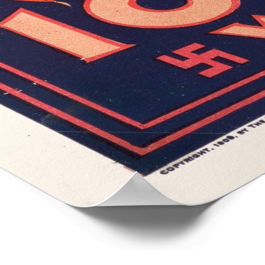 Miller Bros. Ranch, Wild West Circus Poster (Ecke)