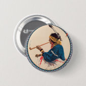 Miller Bros. Ranch, Wild West Circus Poster Button (Vorne & Hinten)