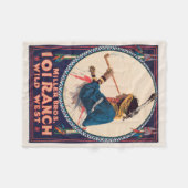 Miller Bros. Ranch, Wild West Circus Poster Fleecedecke (Vorderseite (Horizontal))