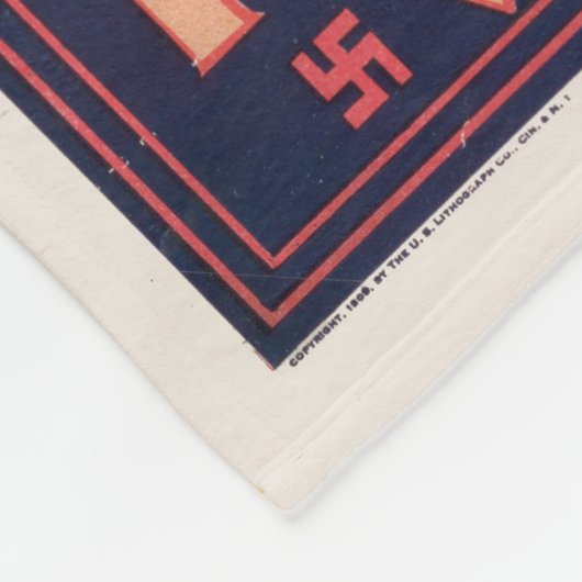 Miller Bros. Ranch, Wild West Circus Poster Fleecedecke (Ecke)