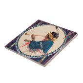 Miller Bros. Ranch, Wild West Circus Poster Fliese (Seite)