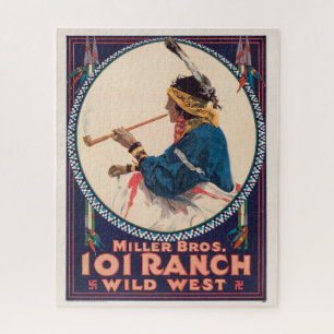 Miller Bros. Ranch, Wild West Circus Poster Puzzle