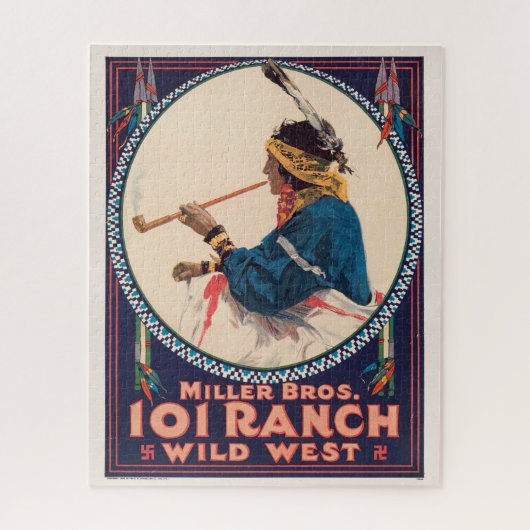 Miller Bros. Ranch, Wild West Circus Poster Puzzle (Vertikal)