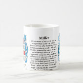 Miller-Familien-Wappen Tasse (Mittel)