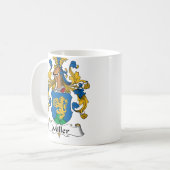 Miller-Familienwappen Kaffeetasse (Vorderseite Links)