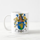 Miller-Familienwappen Kaffeetasse (Links)