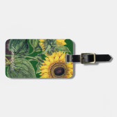 Miller: Sonnenblume Gepäckanhänger (Vorderseite horizontal)