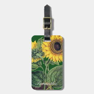 Miller: Sonnenblume Gepäckanhänger