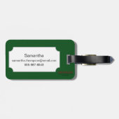 Miller: Sonnenblume Gepäckanhänger (Rückseite horizontal)