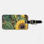 Miller: Sonnenblume Gepäckanhänger (Vorderseite horizontal)