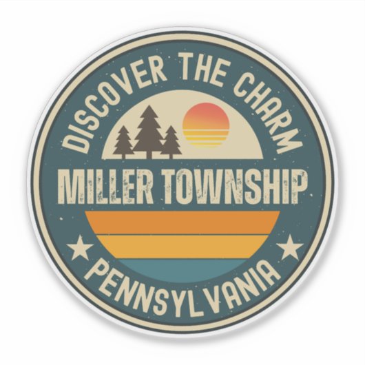 Miller Township, Pennsylvania Aufkleber (Vorderseite)