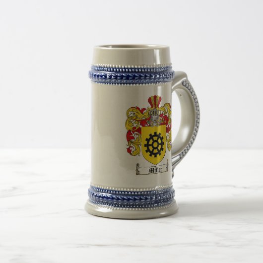 Miller-Wappen Stein (deutsch) Bierglas (VorderseiteRechts)