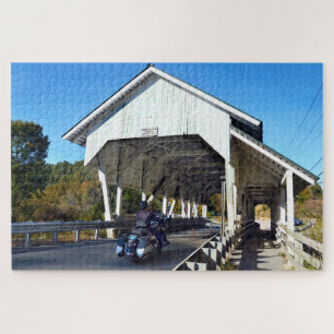 Miller's Run Covered Bridge, Lyndon, Vermont Puzzle