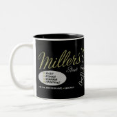Miller's Steak House, Chicago, Illinois Zweifarbige Tasse (Links)