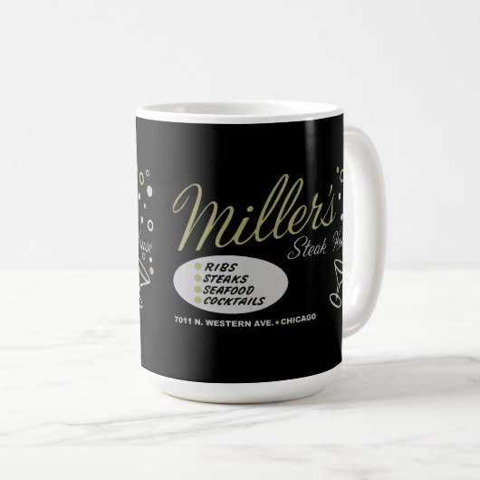 Miller's Steak House, Chicago Kaffeetasse (VorderseiteRechts)