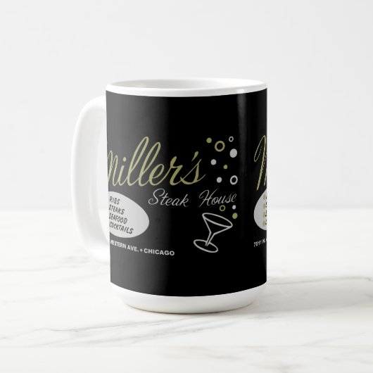 Miller's Steak House, Chicago Kaffeetasse (Vorderseite Links)