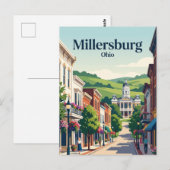Millersburg, Ohio Postkarte (Vorne/Hinten)