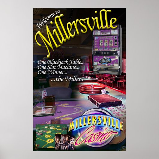 Millersville Casino Poster (Vorne)