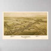Millersville, PA Panoramic Map - 1894 Poster (Vorne)