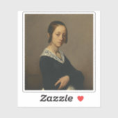 Millet - Portrait von Louise-Antoinette Feuardent Aufkleber (Blatt)