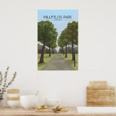 Millfields Park Hackney London Reiseplakat Poster (Küche)