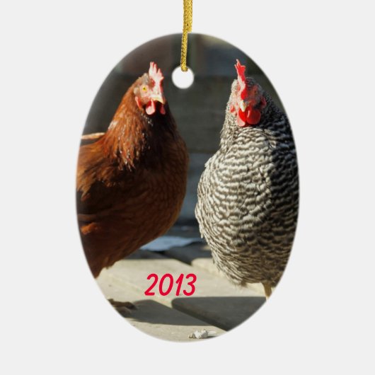 Milliamperestunde Chikkens Keramikornament (Vorne)