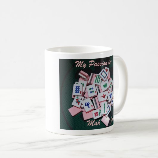 Milliamperestunde jongg Becherskript Kaffeetasse (VorderseiteRechts)