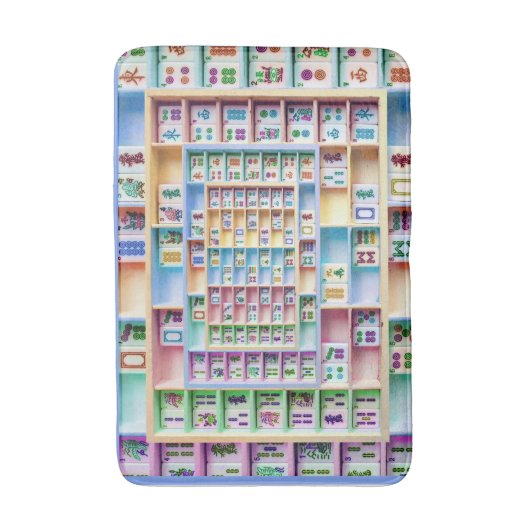 Milliamperestunde Jongg deckt Bad-Matte mit Badematte (Vorderseite Vertikal)