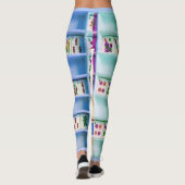 Milliamperestunde jongg deckt Leggings mit Ziegeln (Rückseite)
