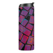 Milliamperestunde Jongg deckt Trommel mit Ziegeln Thermosbecher (Nach links gedreht)