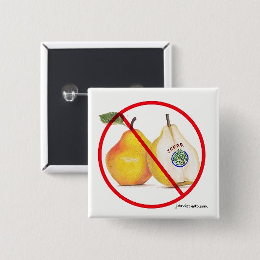 Milliamperestunde Jongg kein Joker-Button Button (Vorne & Hinten)